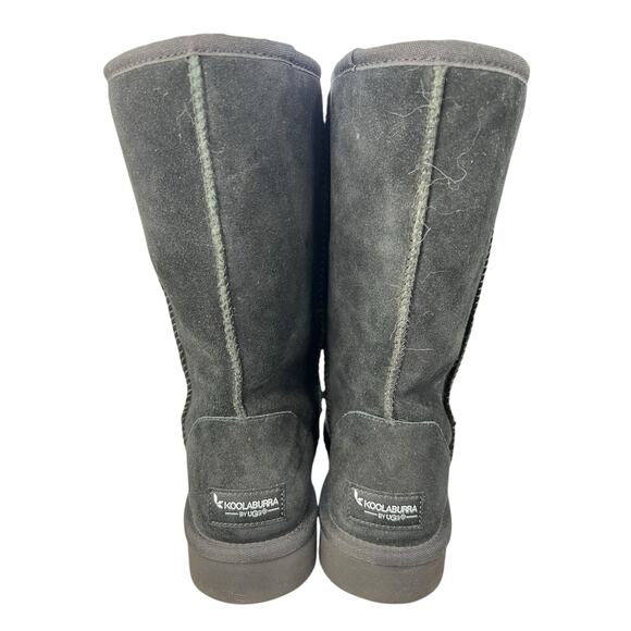 Koolaburra X UGG Women’s Classic Short Black Suede Winter Boot Size US 7 - Picture 8 of 10
